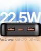 Power Bank 30000mAh PD20W Dual USB + USB-C QC18W Black – PB365