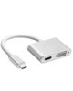 USB-C to VGA & HDMI Adapter | 4K HDMI + 1080P VGA –  DA660