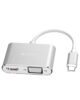 USB-C to VGA & HDMI Adapter | 4K HDMI + 1080P VGA –  DA660