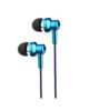 Blue Stereo In-Ear Wired Earphones + In-line Mic – EB250
