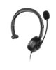 Wired Mono Headset with Mic, 3.5mm Aux for Chating & Gaming –...