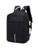 Backpack Travel Bag 15″ USB Port and Number Lock Black – LB220