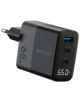 65W GaN Wall Charger with 1x USB-A & 2x USB-C l Led Display – ...